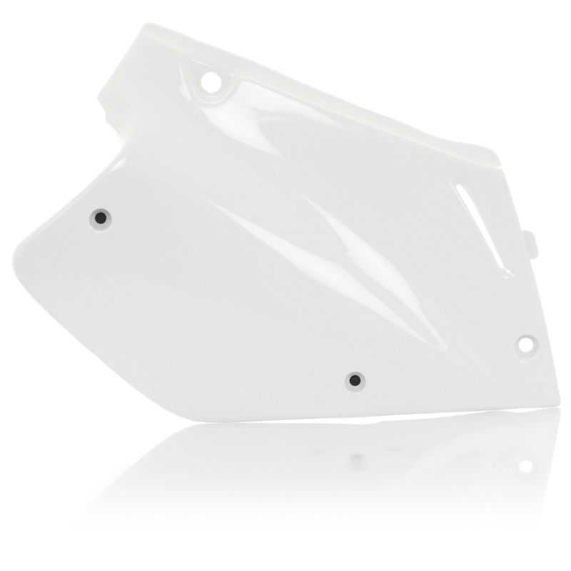 0003775.030 PORTANUMERO LATERALI 030 - Bianco HONDA CR 250 R 2T 1995-1996 Acerbis