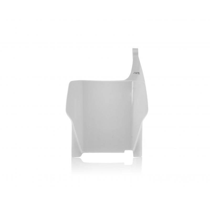 0007447.030 TABELLA PORTANUMERO ANTERIORE 030 - Bianco HONDA CRF 450 R 2004-2007 Acerbis