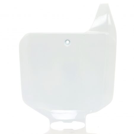 0002118.030 TABELLA PORTANUMERO ANTERIORE 030 - Bianco HONDA CR 125 R 2T 1995-2001 Acerbis