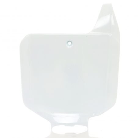 0002118.030 TABELLA PORTANUMERO ANTERIORE 030 - Bianco HONDA CR 125 R 2T 1995-2001 Acerbis