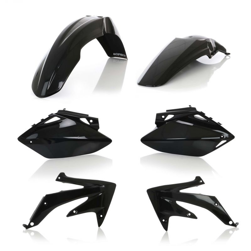 0008128.090 KIT PLASTICHE PER HONDA 090 - Nero HONDA CRF 450 R 2005-2006 Acerbis