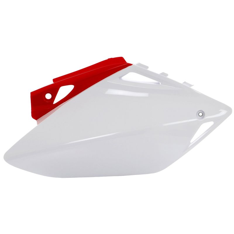 0008127.343 PORTANUMERO LATERALI 343 - Rosso/Bianco HONDA CRE 450 F 2005-2006 Acerbis