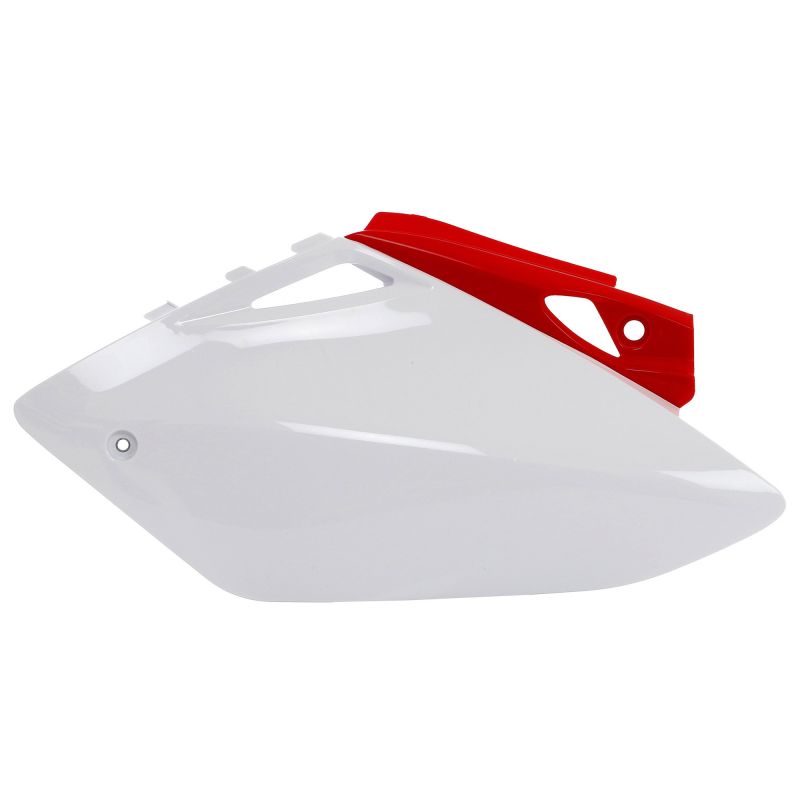 PORTANUMERO LATERALI 343 - Rosso/Bianco HONDA CRF 450 R 2005-2006