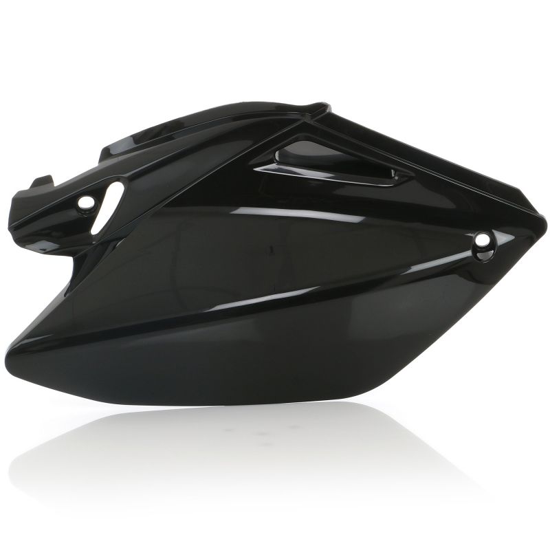 0007667.090 PORTANUMERO LATERALI 090 - Nero HONDA CRF 250 R 2004-2005 Acerbis