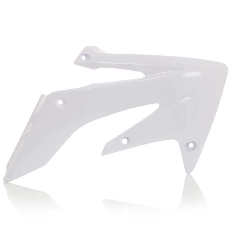 0007668.030 SPOILER RADIATORI 030 - Bianco HONDA CRF 250 X 2004-2018 Acerbis