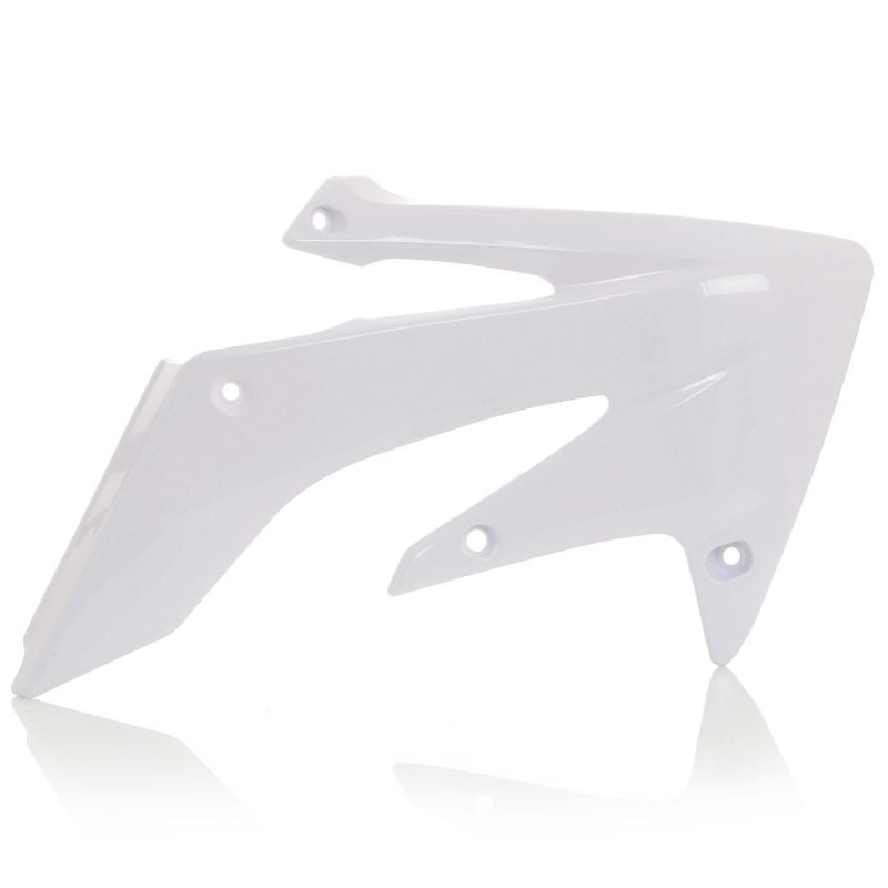 0007668.030 SPOILER RADIATORI 030 - Bianco HONDA CRF 250 X 2004-2018 Acerbis