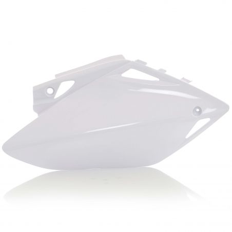 0008127.030 PORTANUMERO LATERALI 030 - Bianco HONDA CRE 450 F 2005-2006 Acerbis