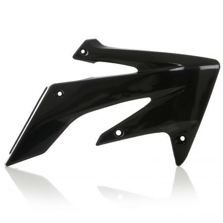 0007668.090 SPOILER RADIATORI 090 - Nero HONDA CRF 250 R 2004-2009 Acerbis