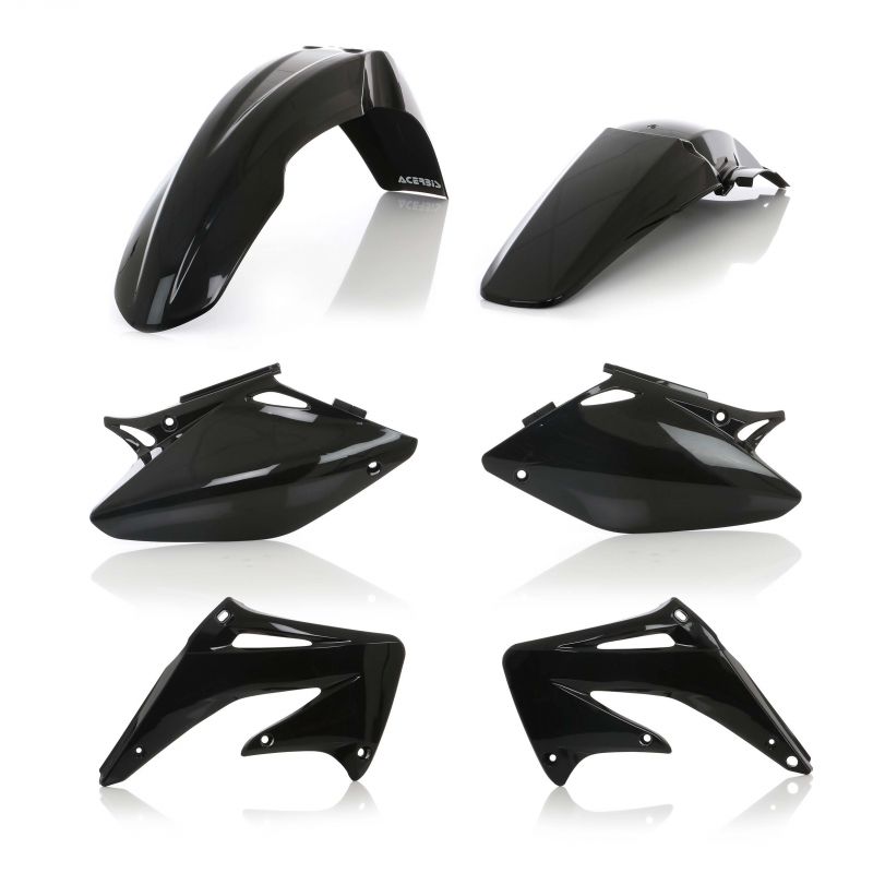 0007597.090 KIT PLASTICHE PER HONDA 090 - Nero HONDA CRF 450 R 2004 Acerbis