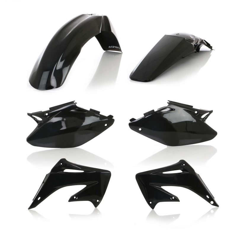 0007529.090 KIT PLASTICHE PER HONDA 090 - Nero HONDA CR 125 R 2T 2002-2003 Acerbis
