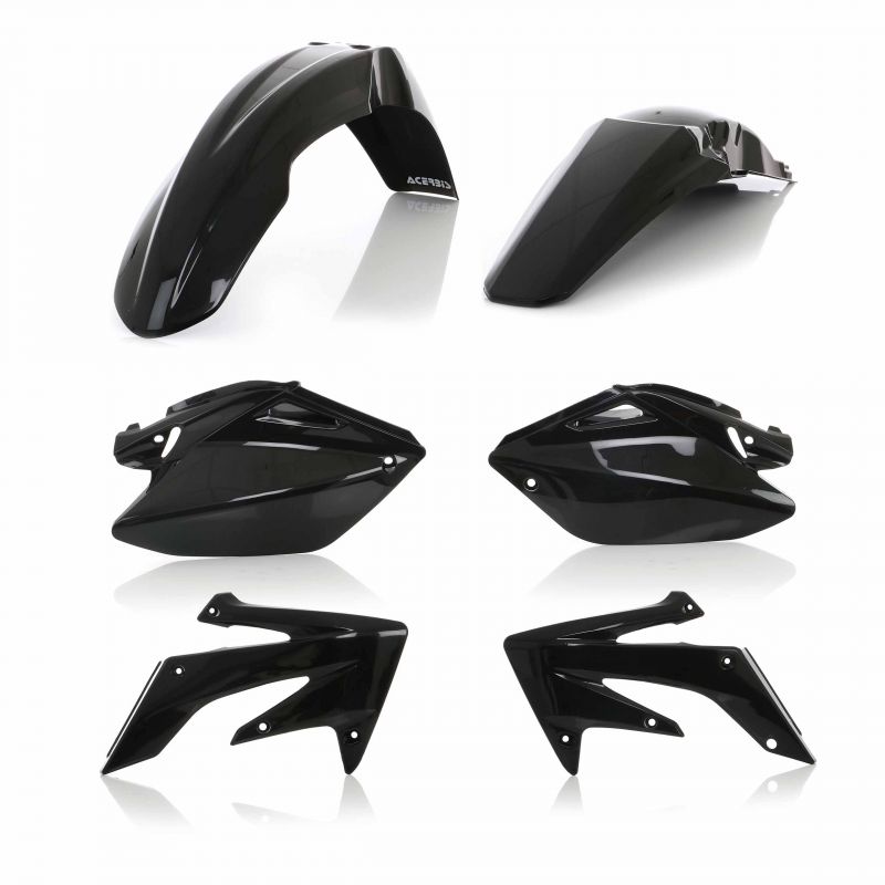 0007454.090 KIT PLASTICHE PER HONDA 090 - Nero HONDA CRF 250 R 2004-2005 Acerbis