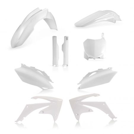 0013979.030 FULL PLASTIC KIT PER HONDA 030 - Bianco HONDA CRF 250 R 2010 Acerbis
