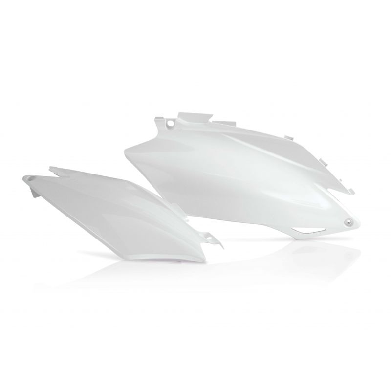 0015706.030 PORTANUMERO LATERALI 030 - Bianco HONDA CRF 450 R 2011-2012 Acerbis
