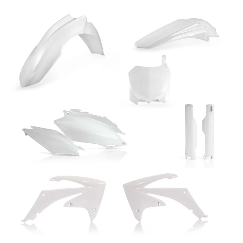 0015707.030 FULL PLASTIC KIT PER HONDA 030 - Bianco HONDA CRF 250 R 2011-2013 Acerbis