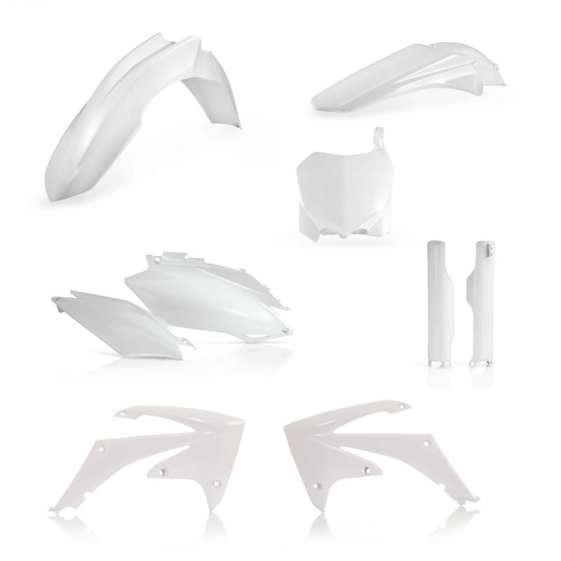 0015707.030 FULL PLASTIC KIT PER HONDA 030 - Bianco HONDA CRF 450 R 2011-2012 Acerbis