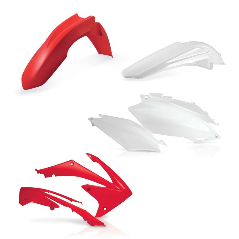 0015803.553 KIT PLASTICHE PER HONDA 553 - Originale HONDA CRF 450 R 2011-2012 Acerbis