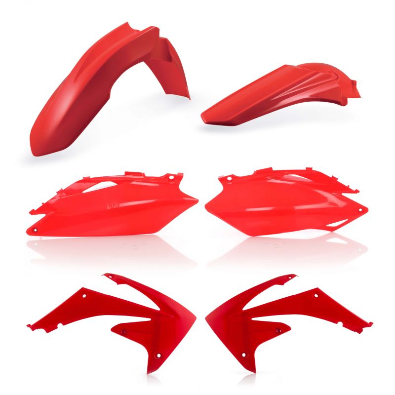 0013148.110 KIT PLASTICHE PER HONDA 110 - Rosso HONDA CRF 450 R 2009-2010 Acerbis