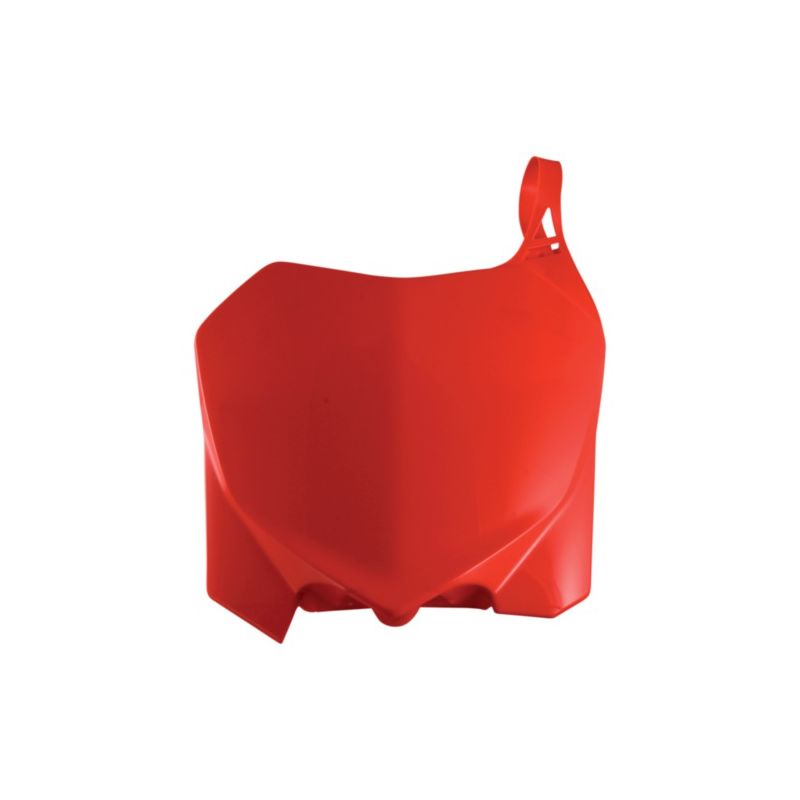 0013147.110 TABELLA PORTANUMERO ANTERIORE 110 - Rosso HONDA CRF 450 R 2009-2012 Acerbis