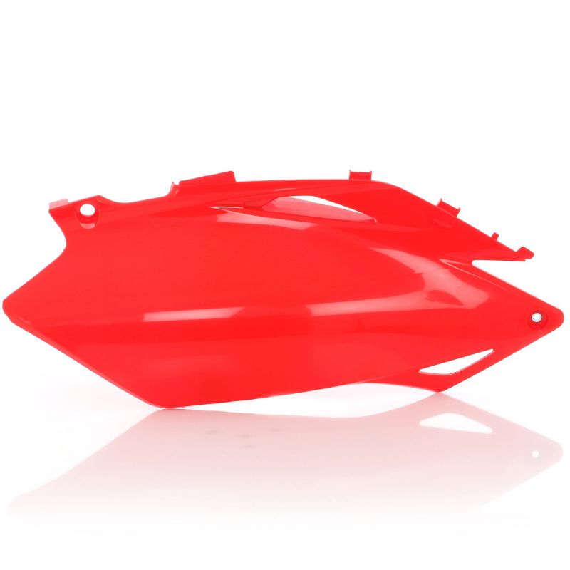 0013146.110 PORTANUMERO LATERALI 110 - Rosso HONDA CRF 250 R 2010 Acerbis