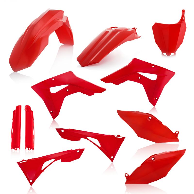0023619.110 FULL PLASTIC KIT PER HONDA 110 - Rosso HONDA CRF 450 RX 2019-2020 Acerbis