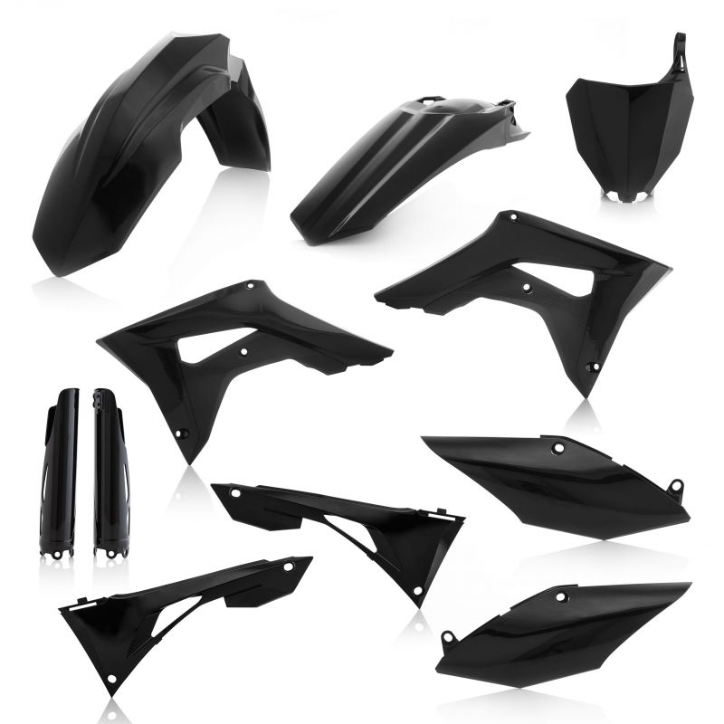 0023615.090 FULL PLASTIC KIT PER HONDA 090 - Nero HONDA CRF 250 R 2019-2021 Acerbis