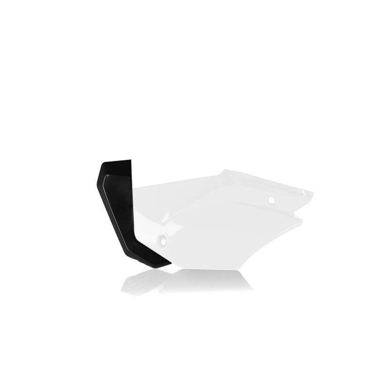 0024610.237 PORTANUMERO LATERALI 237 - Bianco/Nero HONDA CRF 110 F 2019-2024 Acerbis