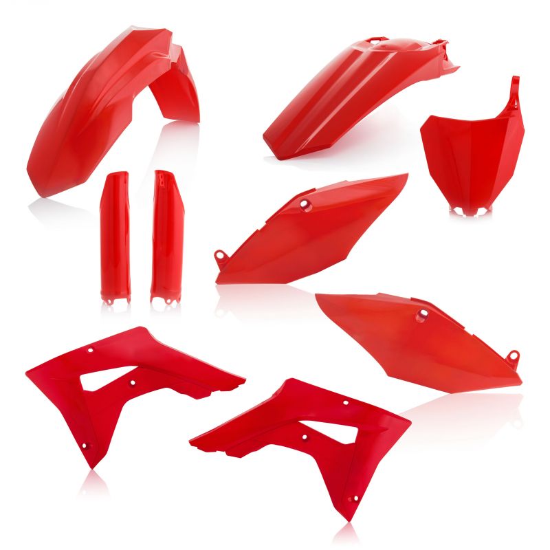 0022531.110 FULL PLASTIC KIT PER HONDA 110 - Rosso HONDA CRF 450 RX 2017-2018 Acerbis