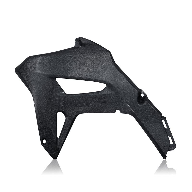 SPOILER RADIATORI 092 - nero metallico HONDA CRF 250 R 2022-2024