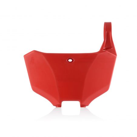 0024309.110 TABELLA PORTANUMERO ANTERIORE 110 - Rosso HONDA CRF 450 R 2021-2025 Acerbis