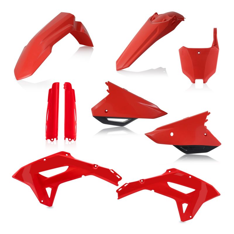 0024582.553 FULL PLASTIC KIT PER HONDA 553 - Originale HONDA CRF 250 RX 2022-2024 Acerbis