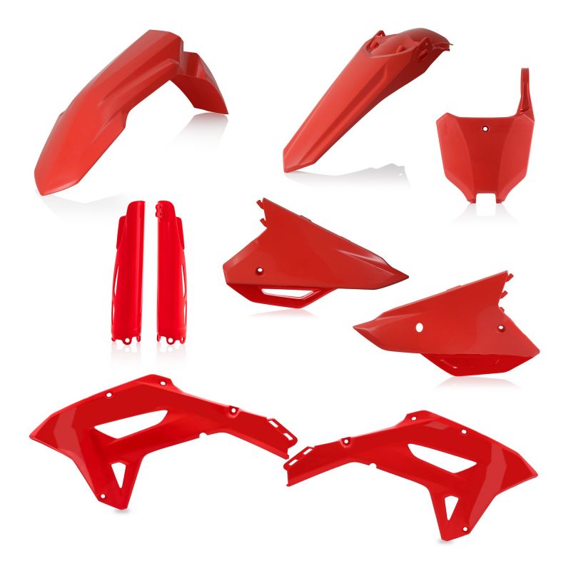 0024582.110 FULL PLASTIC KIT PER HONDA 110 - Rosso HONDA CRF 300 RX 2022-2024 Acerbis