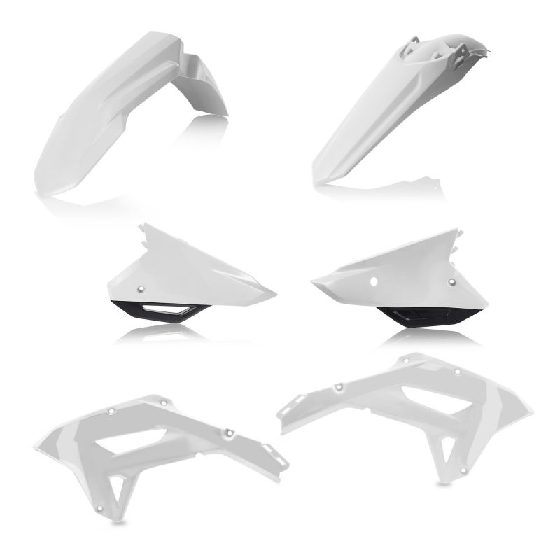 0024581.237 KIT PLASTICHE PER HONDA 237 - Bianco/Nero HONDA CRF 300 RX 2022-2024 Acerbis