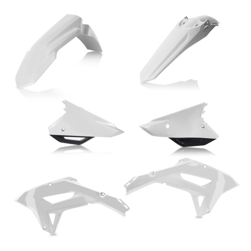 0024581.237 KIT PLASTICHE PER HONDA 237 - Bianco/Nero HONDA CRF 450 RX 2021-2024 Acerbis