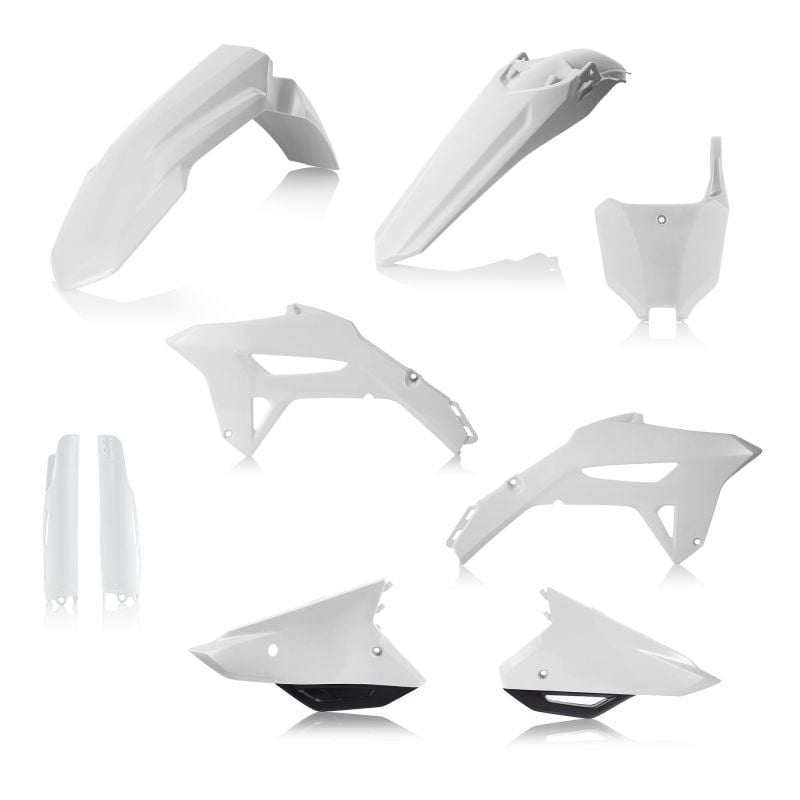 0024559.237 FULL PLASTIC KIT PER HONDA 237 - Bianco/Nero HONDA CRF 250 R 2022-2024 Acerbis