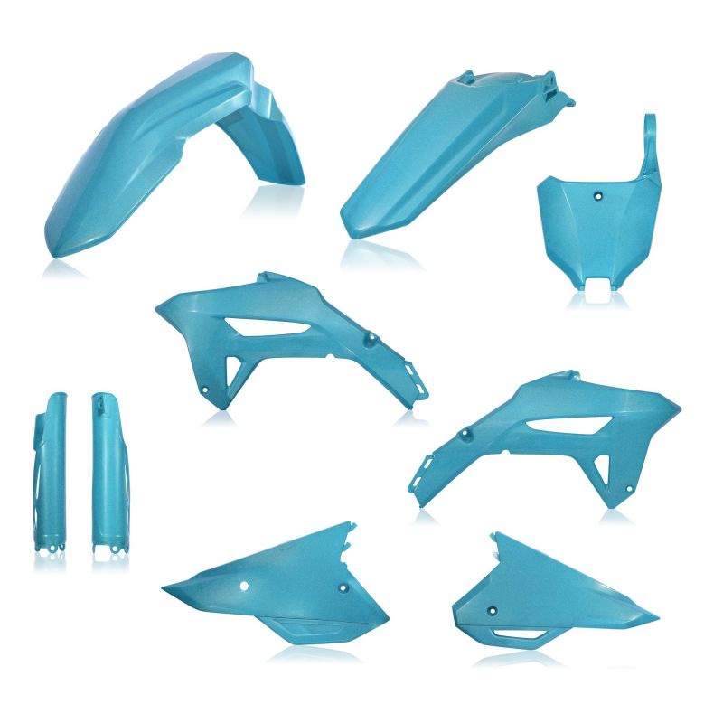 0024559.132 FULL PLASTIC KIT PER HONDA 132 - verde 3 HONDA CRF 250 R 2022-2024 Acerbis