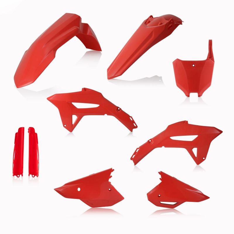 0024559.110 FULL PLASTIC KIT PER HONDA 110 - Rosso HONDA CRF 250 R 2022-2024 Acerbis