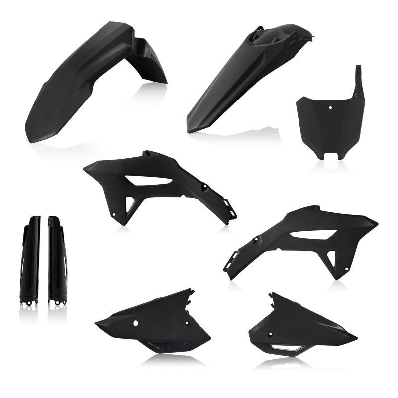 0024559.090 FULL PLASTIC KIT PER HONDA 090 - Nero HONDA CRF 250 R 2022-2024 Acerbis