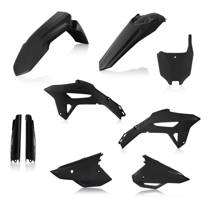 0024559.090 FULL PLASTIC KIT PER HONDA 090 - Nero HONDA CRF 450 R 2021-2024 Acerbis