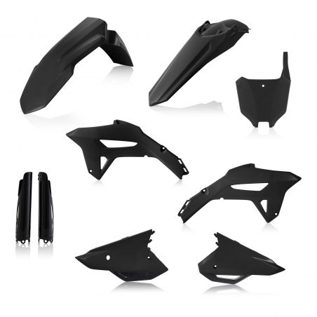 0024559.090 FULL PLASTIC KIT PER HONDA 090 - Nero HONDA CRF 450 R 2021-2024 Acerbis