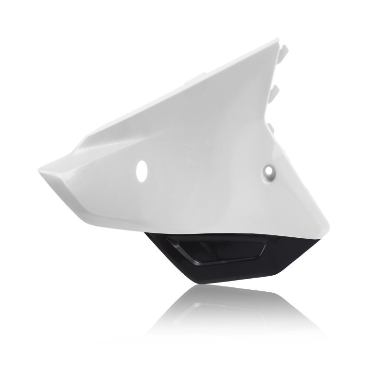 PORTANUMERO LATERALE DW+UP 237 - Bianco/Nero HONDA CRF 250 RX ENDURO 2022-2024