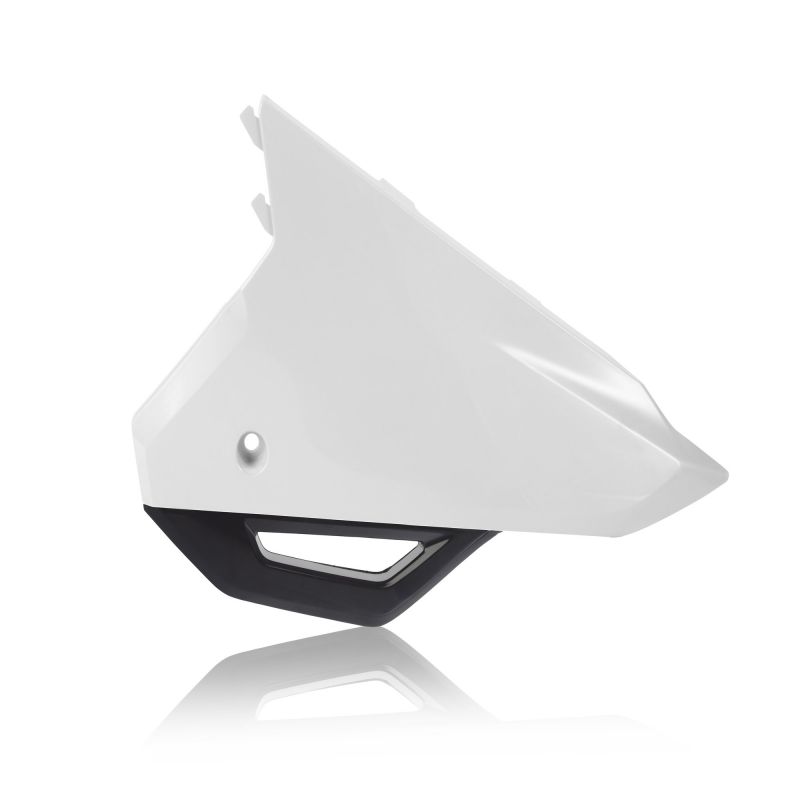 0024560.237 PORTANUMERO LATERALE DW+UP 237 - Bianco/Nero HONDA CRF 300 RX ENDURO 2022-2024 Acerbis