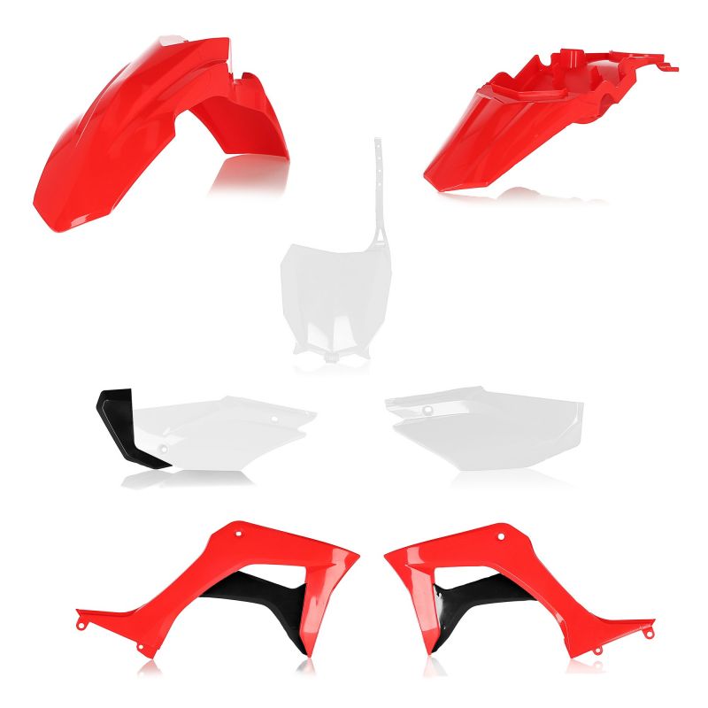 0024606.553 FULL PLASTIC KIT PER HONDA 553 - Originale HONDA CRF 110 F 2019-2024 Acerbis