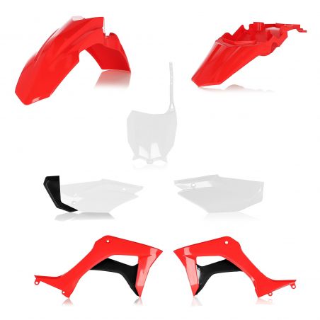 0024606.553 FULL PLASTIC KIT PER HONDA 553 - Originale HONDA CRF 110 F 2019-2024 Acerbis