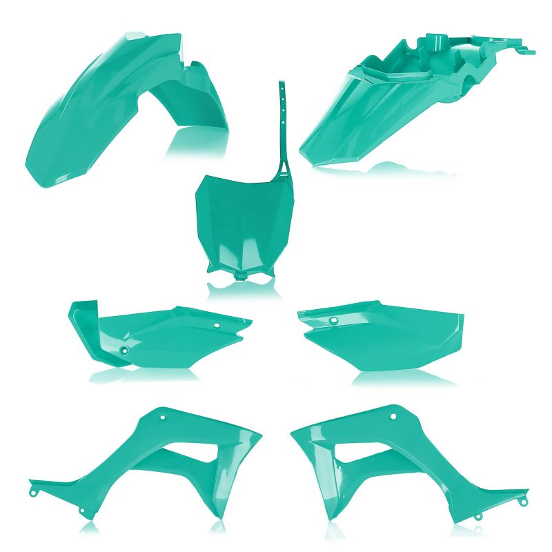0024606.133 FULL PLASTIC KIT PER HONDA 133 - Verde 4 HONDA CRF 110 F 2019-2024 Acerbis