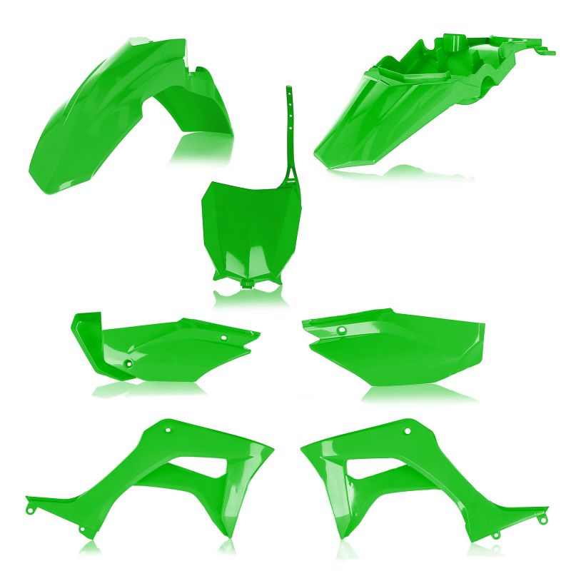 0024606.130 FULL PLASTIC KIT PER HONDA 130 - Verde HONDA CRF 110 F 2019-2024 Acerbis