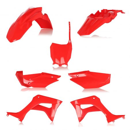 0024606.110 FULL PLASTIC KIT PER HONDA 110 - Rosso HONDA CRF 110 F 2019-2024 Acerbis