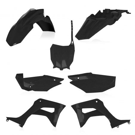 0024606.092 FULL PLASTIC KIT PER HONDA 092 - nero metallico HONDA CRF 110 F 2019-2024 Acerbis