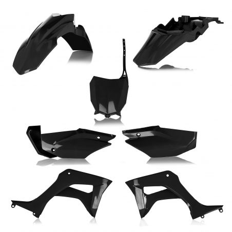 0024606.090 FULL PLASTIC KIT PER HONDA 090 - Nero HONDA CRF 110 F 2019-2024 Acerbis