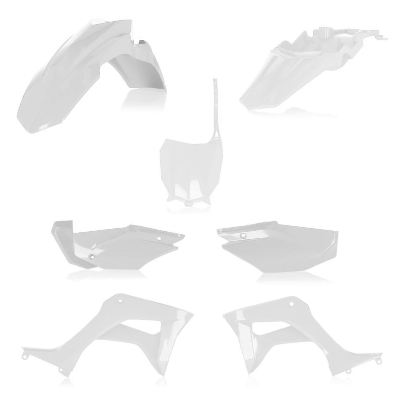 0024606.030 FULL PLASTIC KIT PER HONDA 030 - Bianco HONDA CRF 110 F 2019-2024 Acerbis