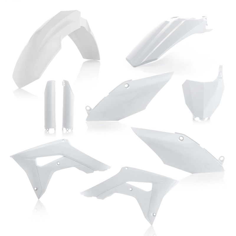 0022385.030 FULL PLASTIC KIT PER HONDA 030 - Bianco HONDA CRF 250 R 2018 Acerbis